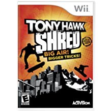 WII: TONY HAWK SHRED (SOFTWARE ONLY) (COMPLETE)